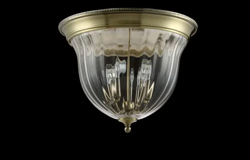 Светильник потолочный JUGO PL4 BRONZE/TRANSPARENTE Crystal Lux прозрачный 4 лампы, основание бронзовое в стиле винтаж кантри классический  фото 3